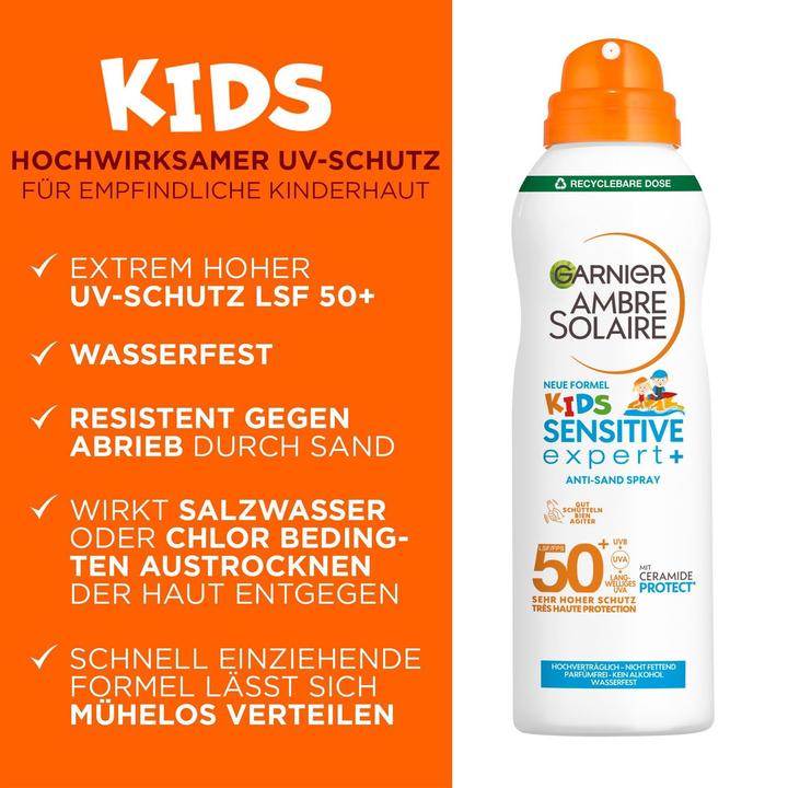 Image du produit Garnier Sens Advanced Kids Mist liq (Spray solaire, SPF 50+, 150 ml, 153 g)