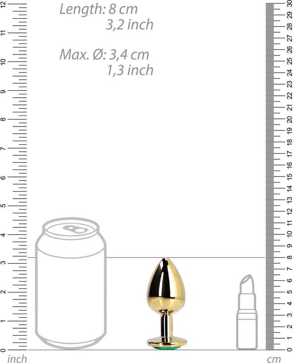 Immagine prodotto Ouch! Plug anale rotondo a forma di gemma - Medio