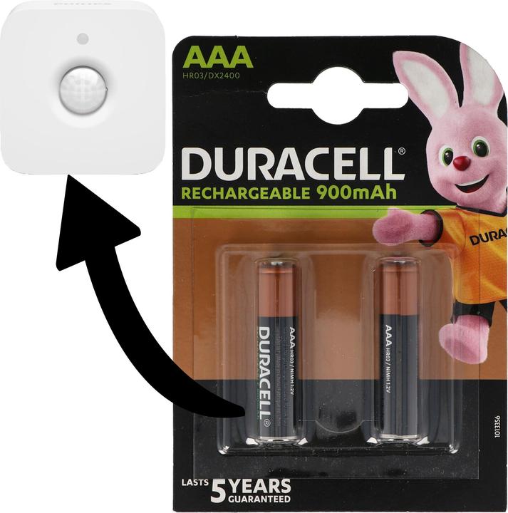 Duracell Rechargeable (2 pz., AAA, 900 mAh)