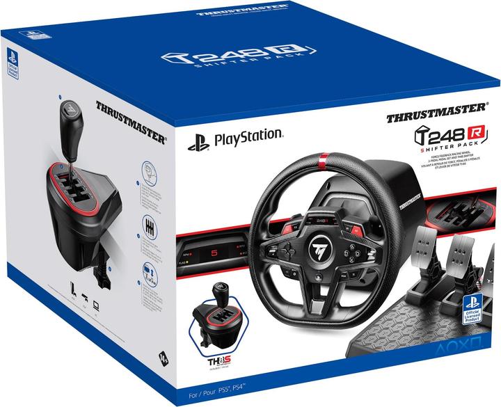 Actual product image Thrustmaster Steering wheel Thrustm. T248R Shifter Pack FF Wheel (PS5/PC) retail (PC, PS4, PS5)