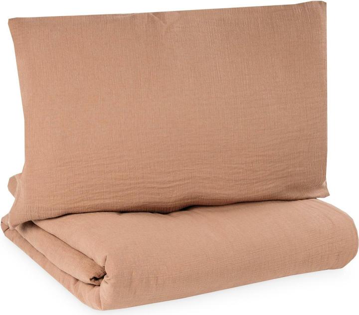 Actual product image Julius Zöllner Children's bed linen muslin Dune 100 x 135 cm + 40 x 60 cm