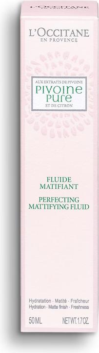 Image du produit L'Occitane Pivoine - Pure Fluide Matifiant (50 ml, Fluide visage)
