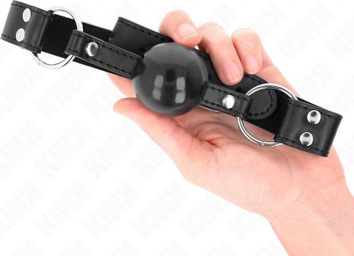 Produktbild Kink - Weicher und fester Ball 4 Cm Knebel mit Kunstlederriemen 62 X 2.5 Cm Einstellbar 42-58 Cm