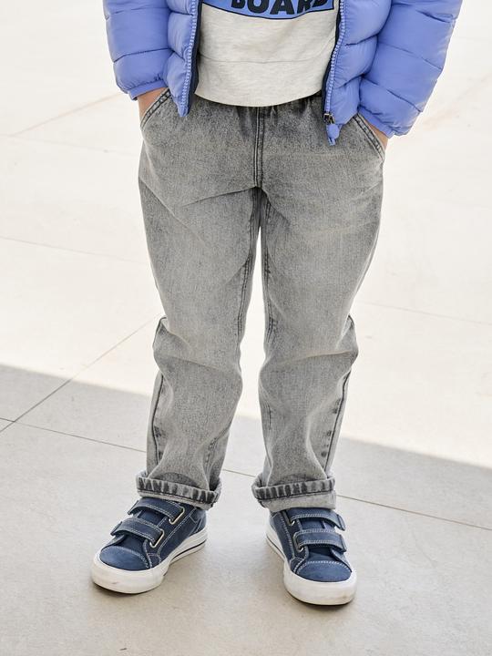 Produktbild Vertbaudet Weite Jungen Jeans mit Dehnbund, Bundweite verstellbar (104)