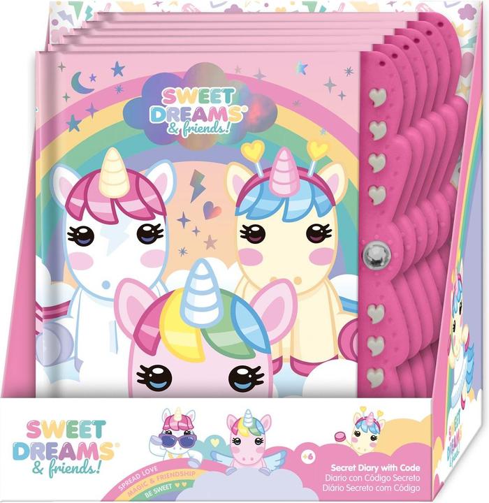 Actual product image Kids Licensing Licorne journal intime avec code