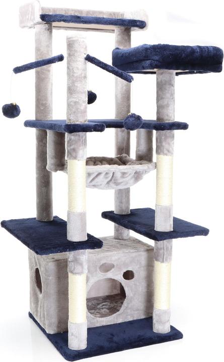 Immagine prodotto Fudajo Graffiatoio (134 cm, Grigio chiaro)