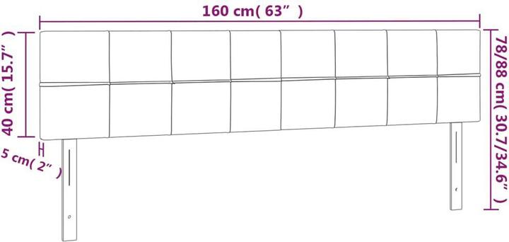 Actual product image VidaXL Rome (160 x 5 x 88 cm)