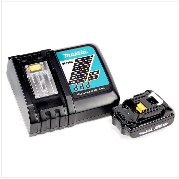 Actual product image Makita DJR 183 RA1J Reciprocating saw battery 18 V + 1x battery 2.0 Ah + charger + Makpac
