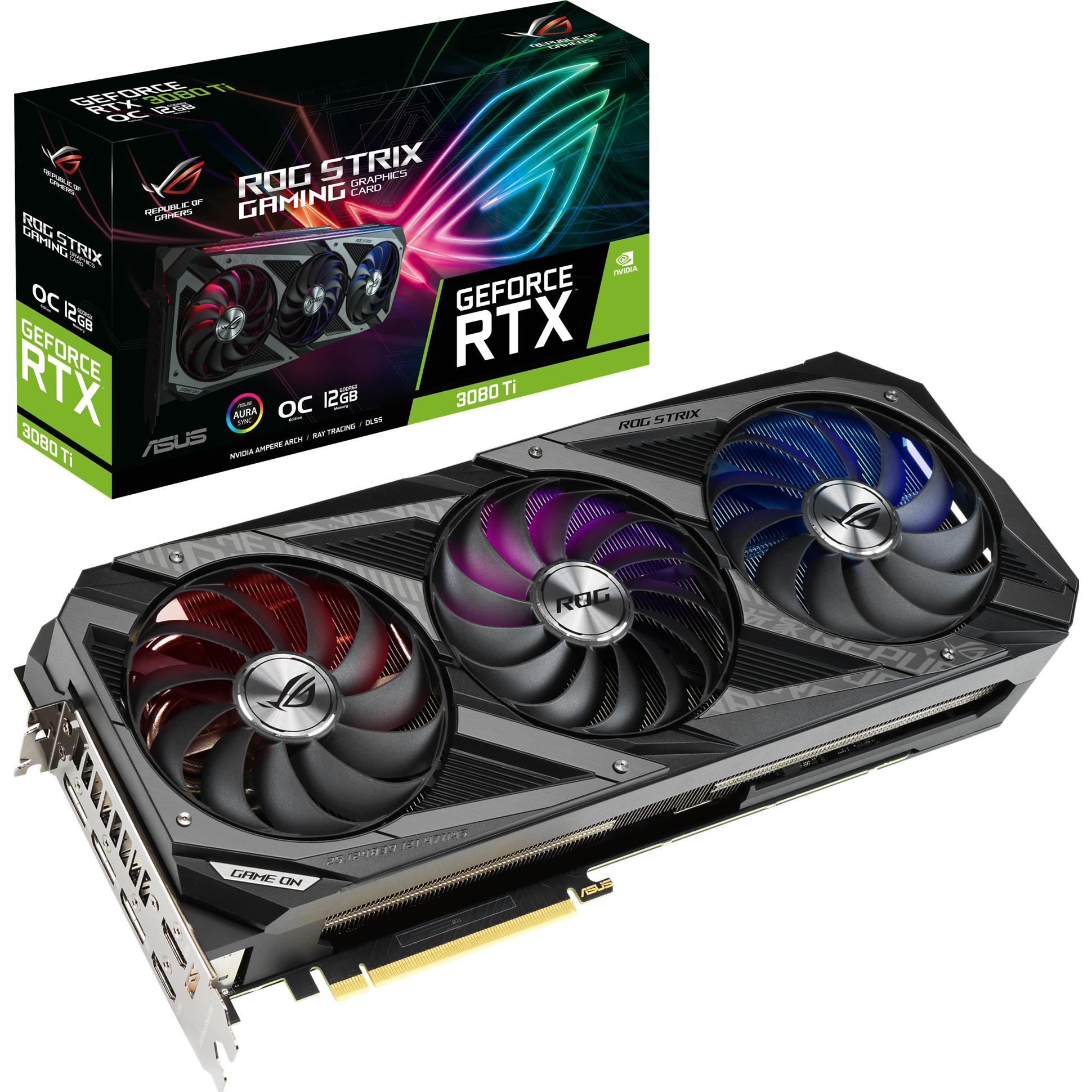 良品 ASUS ROG STRIX RTX3080Ti ASUS GeForce ROG STRIX RTX 3080 Ti O12G-Gaming - kaufen bei Digitec