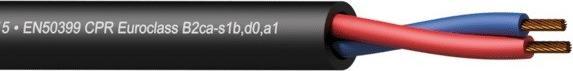 Actual product image Procab SPEAKER CABLE 2 X 1 5MM2 - 16 AWG - EN5 (100 m, 3 mm²)