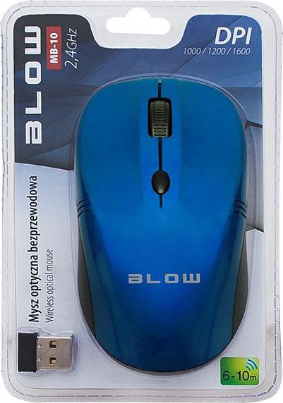 Image du produit Blow Souris optique sans fil MB-10 bleue (Sans fil)