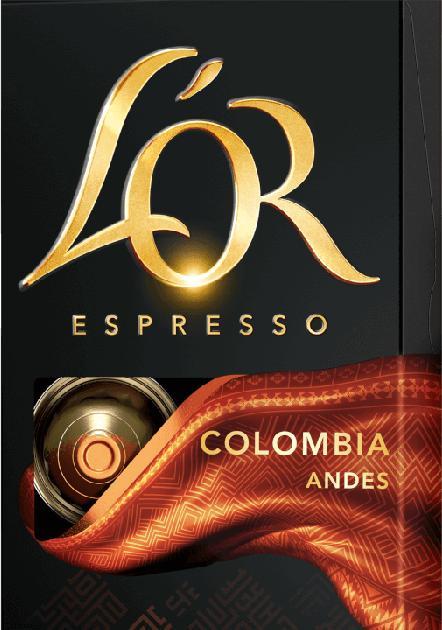 Actual product image L’OR Espresso Coffee capsules Espresso Colombia 10 pieces (1 x Port.)