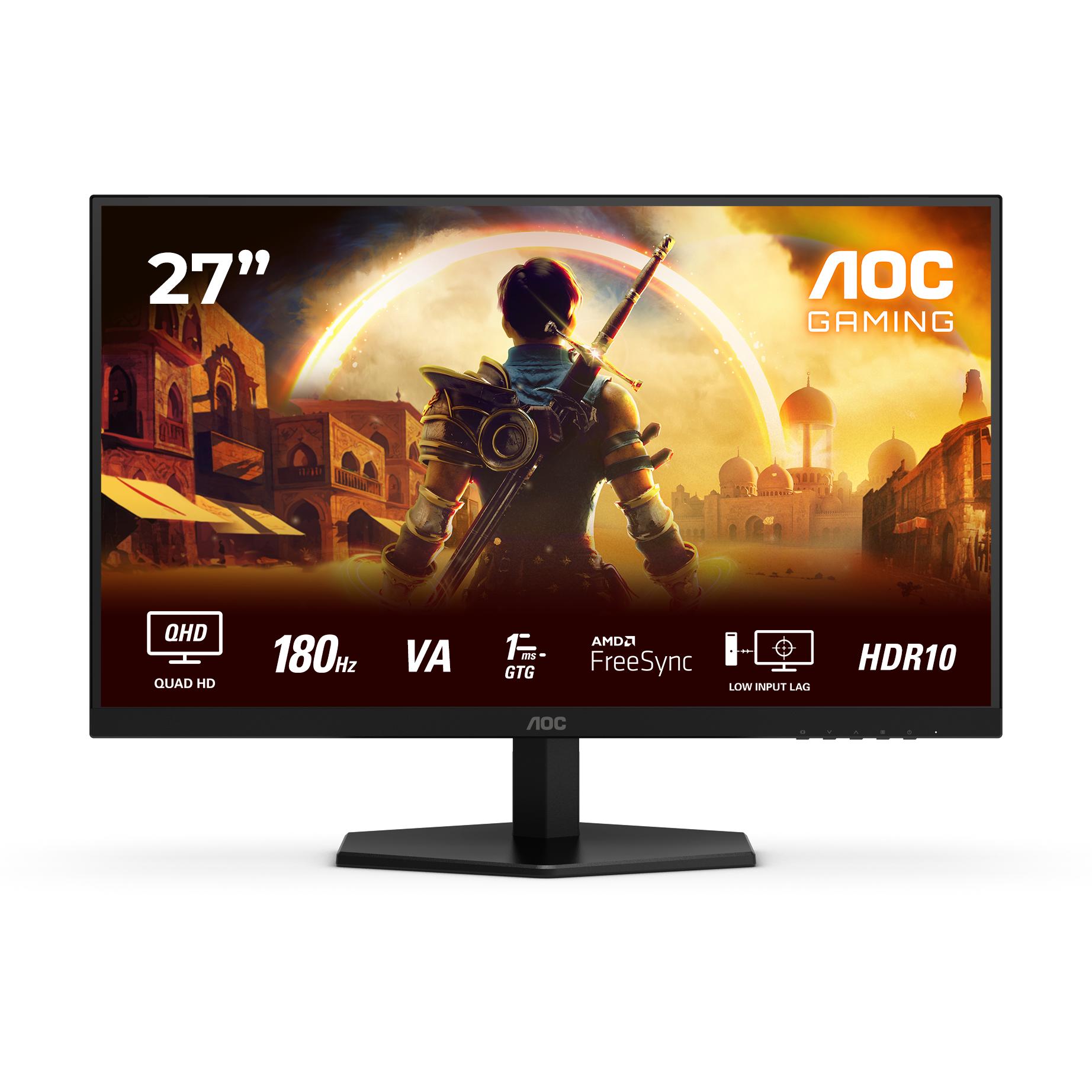 AOC Q27G42XNE (2560 x 1440 Pixel, 27"), Monitor, Schwarz