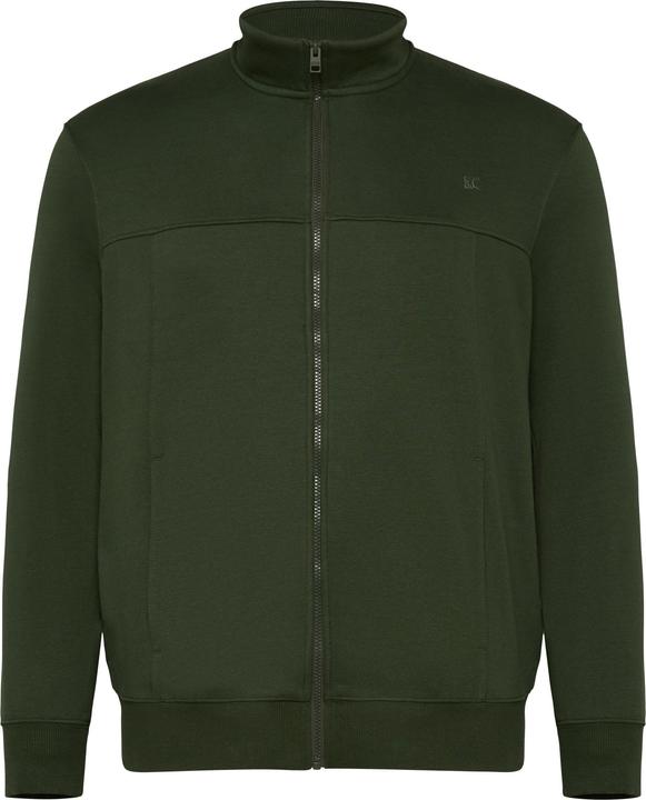 Produktbild s.Oliver Sweatshirt Jacke Sweatjacke mit Stehkragen (4XL)