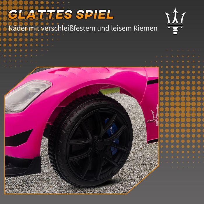 Actual product image Swisshandel24 Rutschauto, Bobby Car mit Stauraum, Hupe und Musik Blau 65 x 29 x 37 cm, rosa