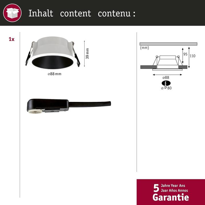 Produktbild Paulmann Einbauleuchte Cole (GU10)