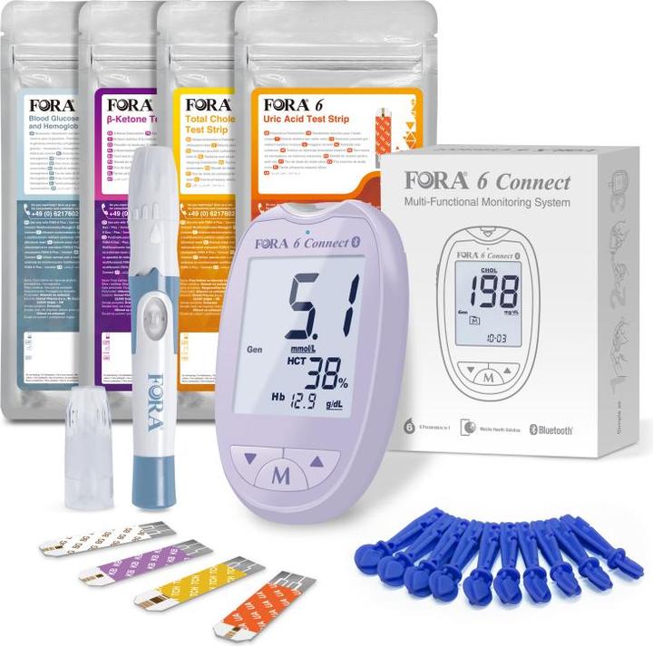 Fora 6 Connect Bluetooth Purple Komplettset