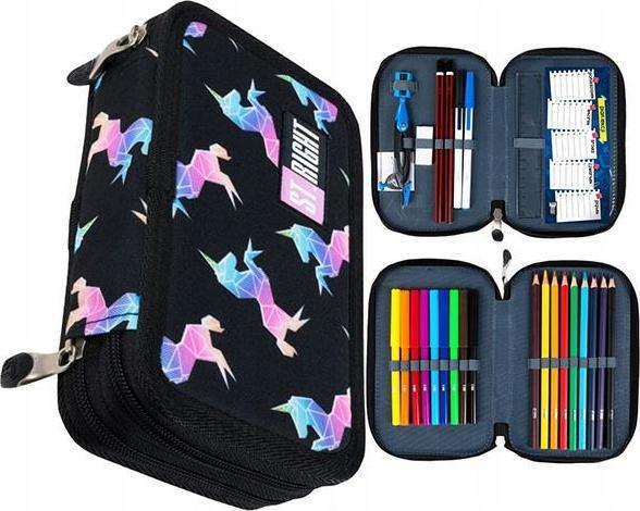 Produktbild St. Majewski Pencil case MAJEWSKI Double pencil case with accessories STRIGHT PC-04 Rainbow Unicorns mkmk MAJEWSK