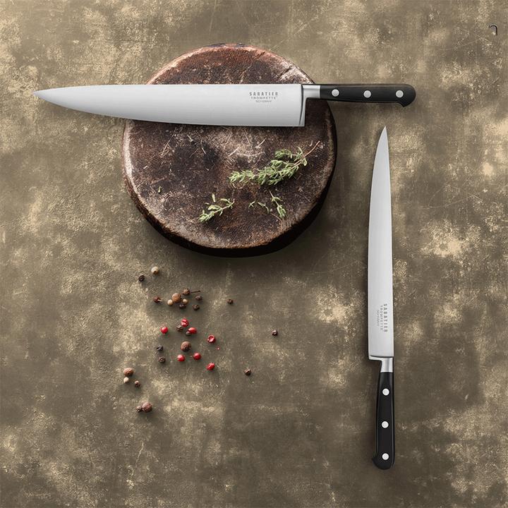 Produktbild Richardson Sheffield SABATIER TROMPETTE Tranchiermesser, schwarz (19 cm)