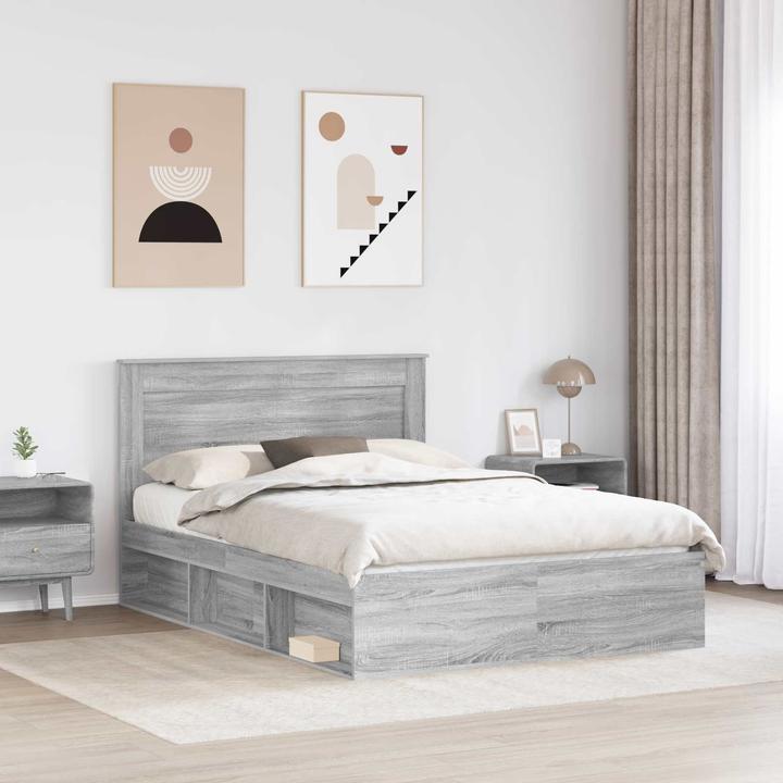 Image du produit vidaXL Moderner Bettrahmen (140 x 190 cm)