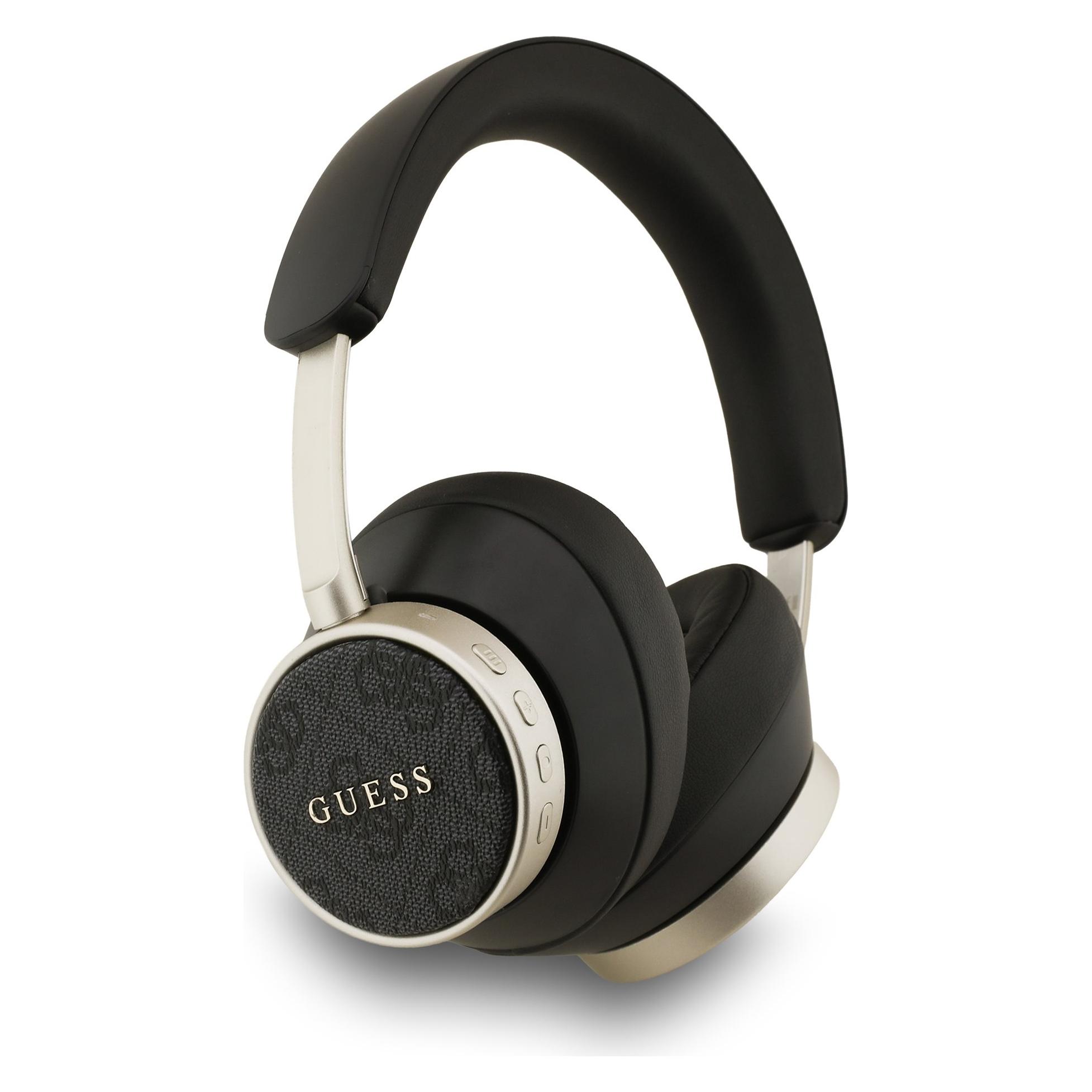 Guess Over-Ear Headphones Bluetooth 4G Classic Logo Black (45 h, Kabellos), Kopfhörer, Schwarz
