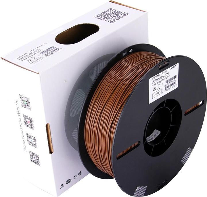 Immagine prodotto eSUN Filamento 3D PLA+ 1,75 mm marrone da 1 kg (PLA+, 1.75 mm, 1000 g, Marrone)