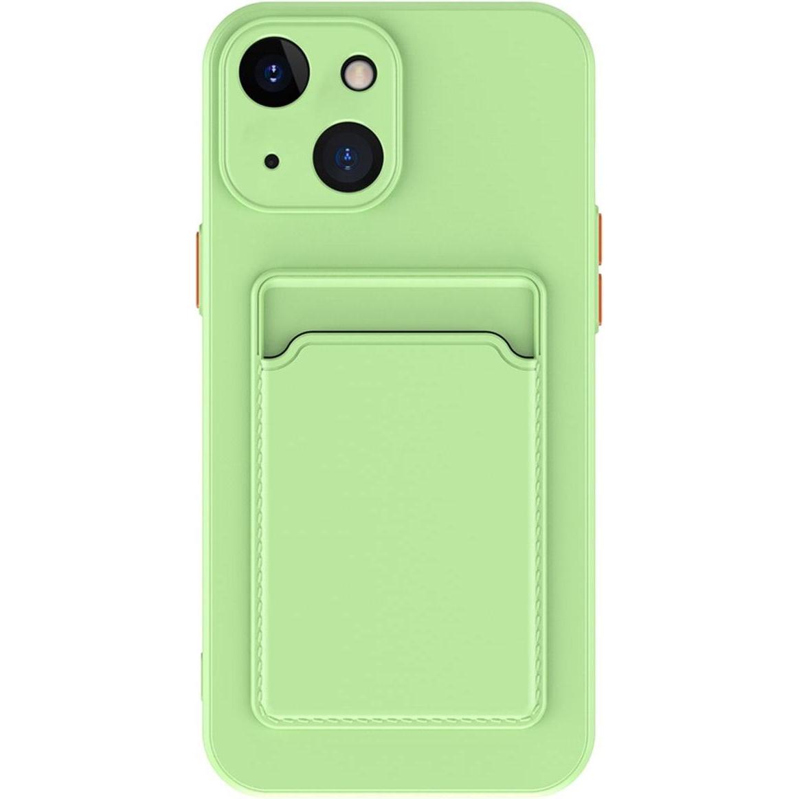 König Design Schutz Handy Hülle für Apple iPhone 15 Plus Case Back Cover Etuis Kartenfach Neu (Apple iPhone 15 Plus), Sm...