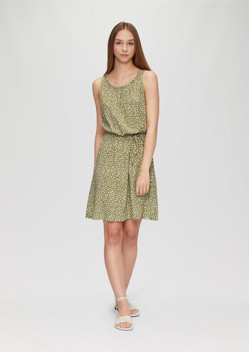 Image du produit s.Oliver Kleid Viskose-Kleid mit Cut-out und Bindeband (44)