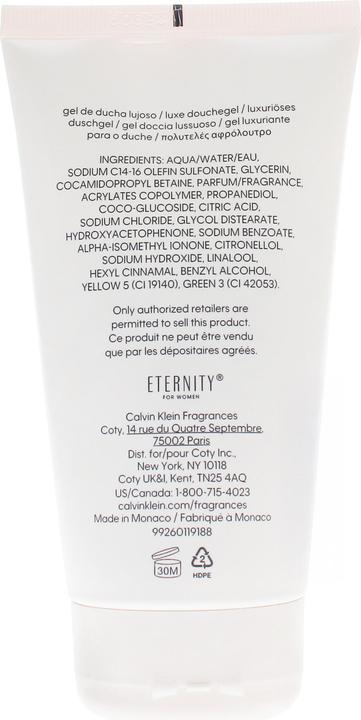 Actual product image Calvin Klein Eternity (150 ml)