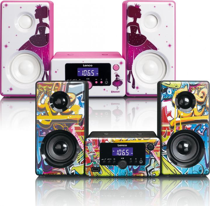 Actual product image Lenco MC-020 Princess (Bluetooth, 2x 5 W)