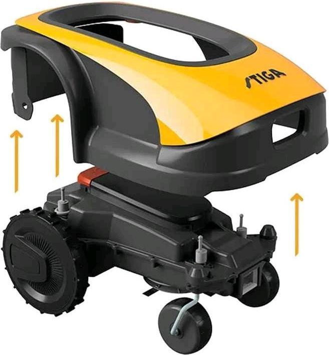 Produktbild Stiga A 300 Robotmaaier | Draadloos | 300 m2 | 1x 2 Ah accu en laadstation - 2R7101328/ST1 (300 m², Ohne Begrenzungskabel)