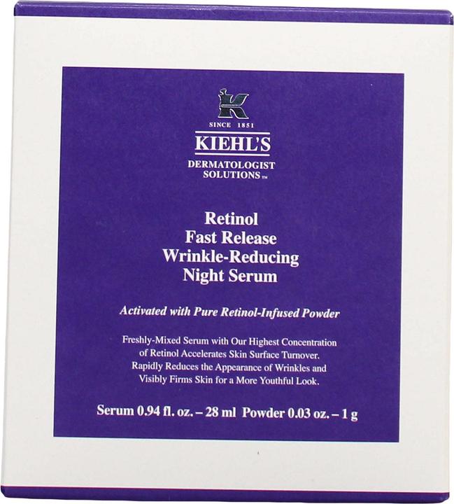Actual product image Kiehl's Retinol Fast Release Wrinkle-Reducing Night Serum (30 ml)