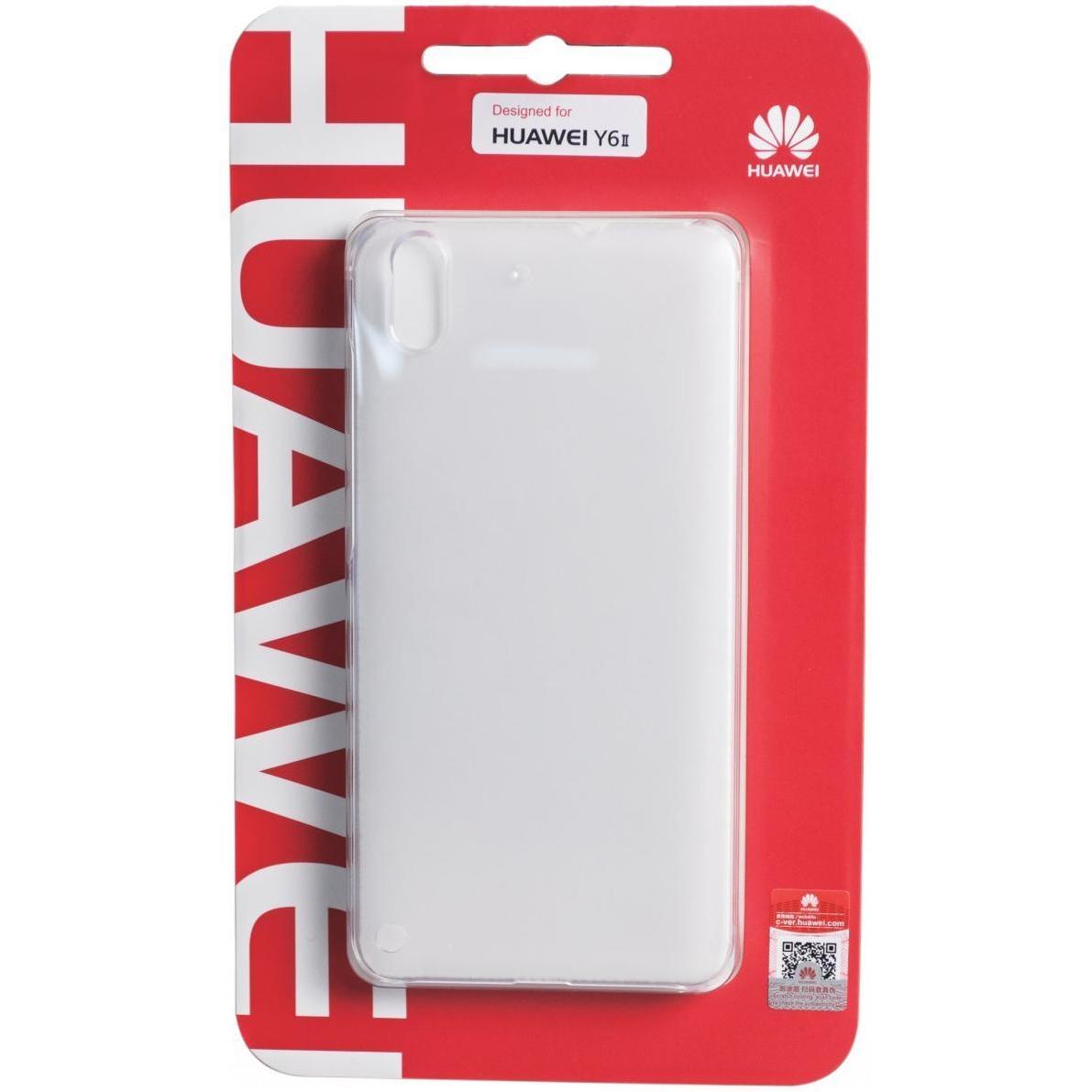 Thumbnail - Huawei PC Hülle für Y6 II transparent (Huawei Y6 II), Smartphone Hülle, Transparent