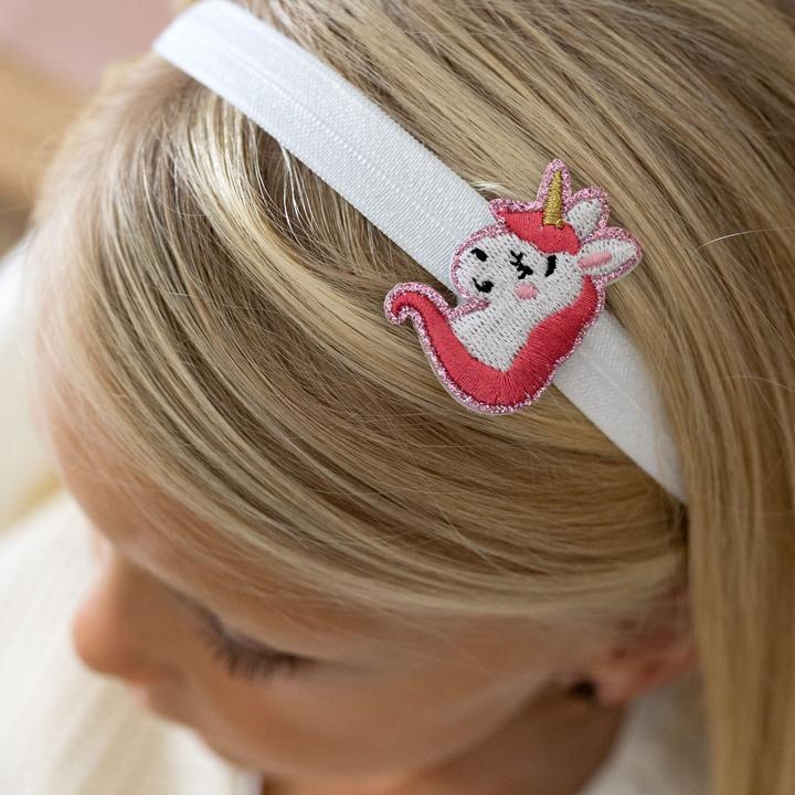 Produktbild Papierdrachen Haarschmuck Set – Haarreif mit Patches – Prinzessin
