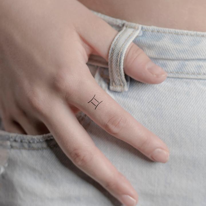 Immagine prodotto minink Tatuaggio temporaneo - segno zodiacale Gemelli