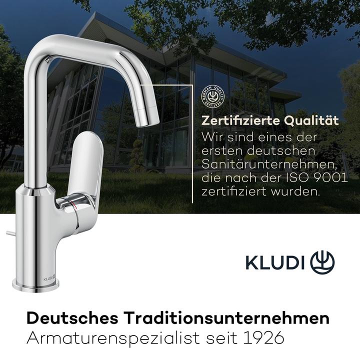 Image du produit Kludi X1 Mitigeur de lavabo avec commande latérale, avec vidage