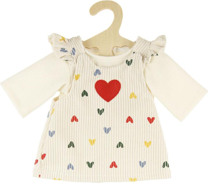 Produktbild Heless Mädchen-Babypuppe mit Cordkleid – 34 cm