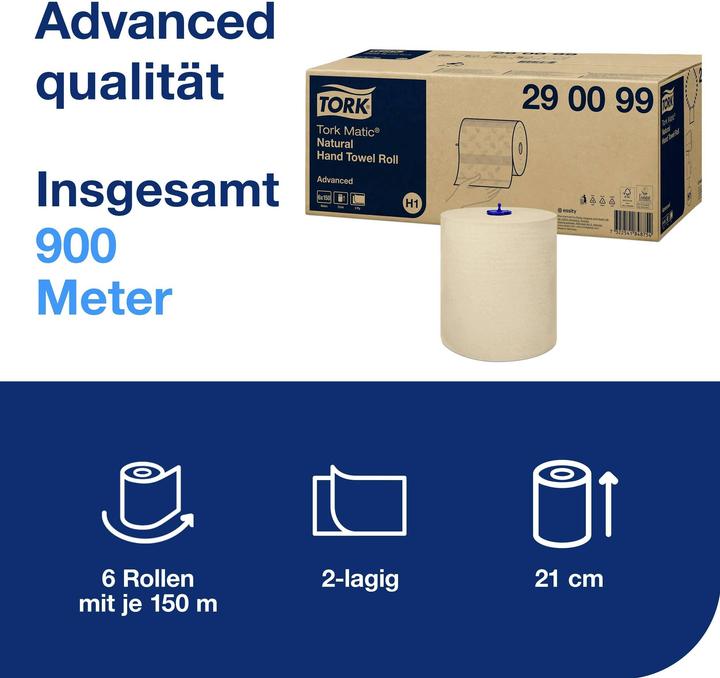 Actual product image Tork -290099 Matic ecological roll towel - H1 (6 x)