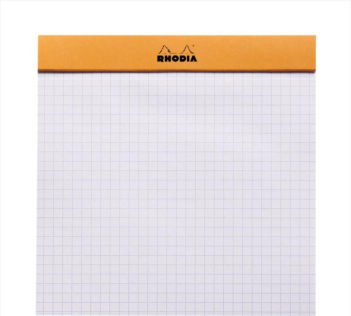 Image du produit Rhodia Blocs agrafés 80 g Basics (A1, Quadrillé, Couverture souple)