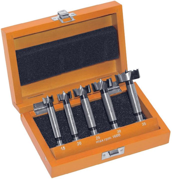technocraft Astlochbohrer-Satz (15 mm, 20 mm, 25 mm, 30 mm, 35 mm)