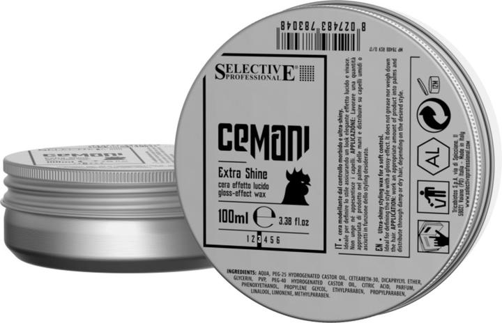 Image du produit Selective Professional Selective Cemani Extra Shine Gloss Effect Wax 100ml (Cire capillaire, 100 ml)
