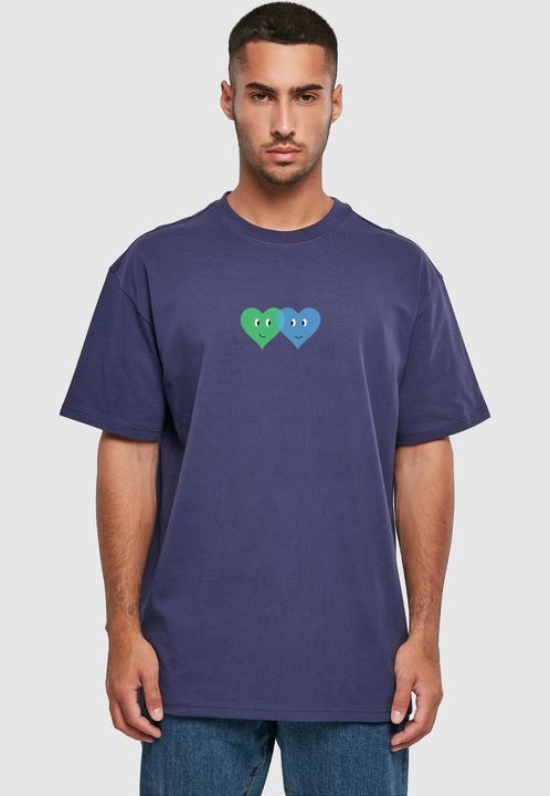 Produktbild Merchcode Hugs & Love - Two Hearts Heavy Oversize Tee - 174979 (M)