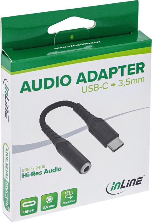 Actual product image InLine USB-C Audio Adapter auf 3