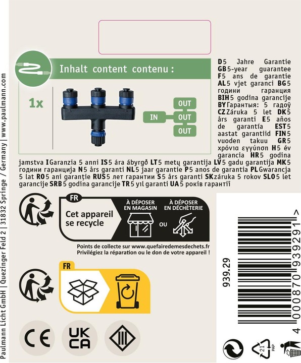 Immagine prodotto Paulmann Distributore Plug & Shine