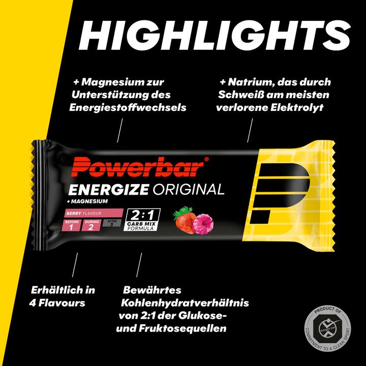 Produktbild Powerbar Energize (825 g, 15 Stk.)