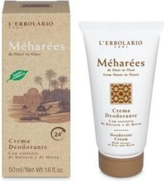 Actual product image L'erbolario Meharees Deodorant Cream 50ml (50 ml)