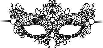 Immagine prodotto Ouch! Regina maschera di pizzo nero
