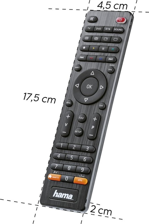 Actual product image Hama Universal remote control TV (Universal remote control, Infrared)