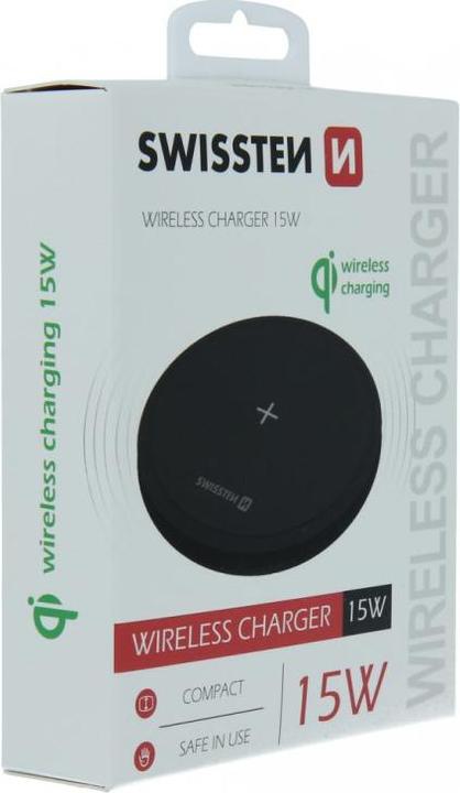 Immagine prodotto Swissten Caricabatterie wireless (15 W)