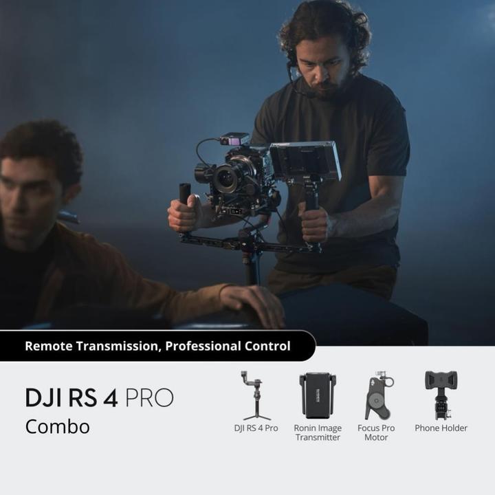 Image du produit DJI RS 4 Pro Combo (Appareil photo à objectif interchangeable, Appareil photo reflex, 4.50 kg)